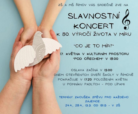 Slavnostní koncert k 80. výročí života v míru